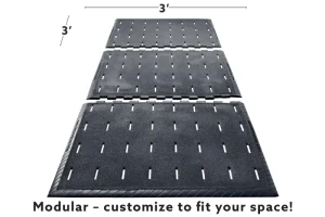 3' x 3' MIGHTY MAT! Interlocking: End Section